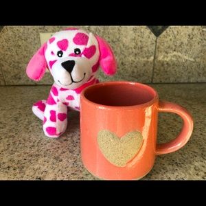 DOG SPOTS and HEART MUG - NEW